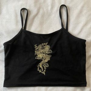 dragon cropped tank